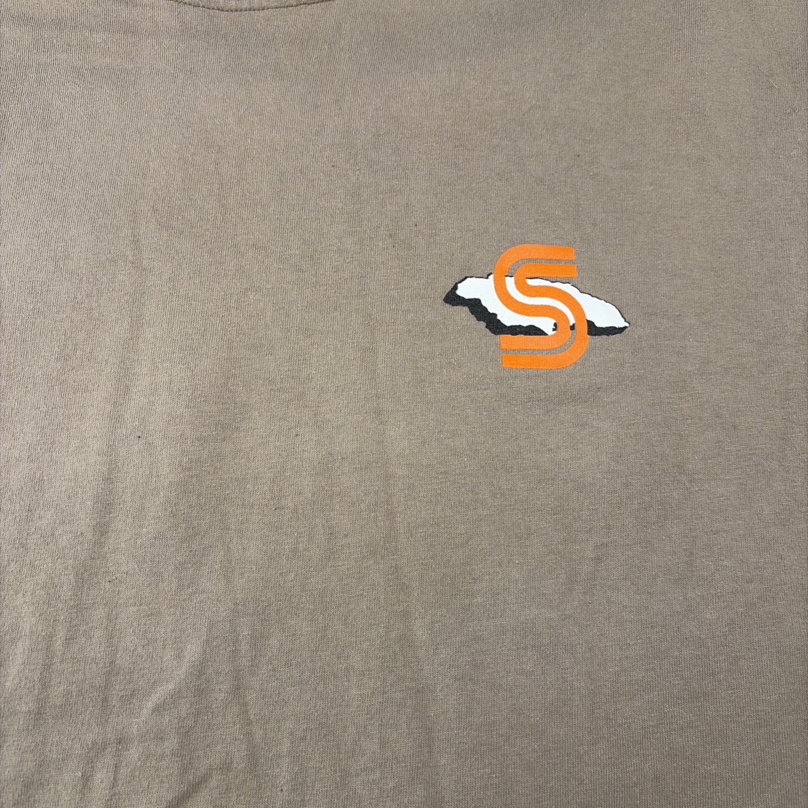 Vtg Stussy T Shirt Multi Colored Men’s Sz Large Basic Logo Graphic Made In USA