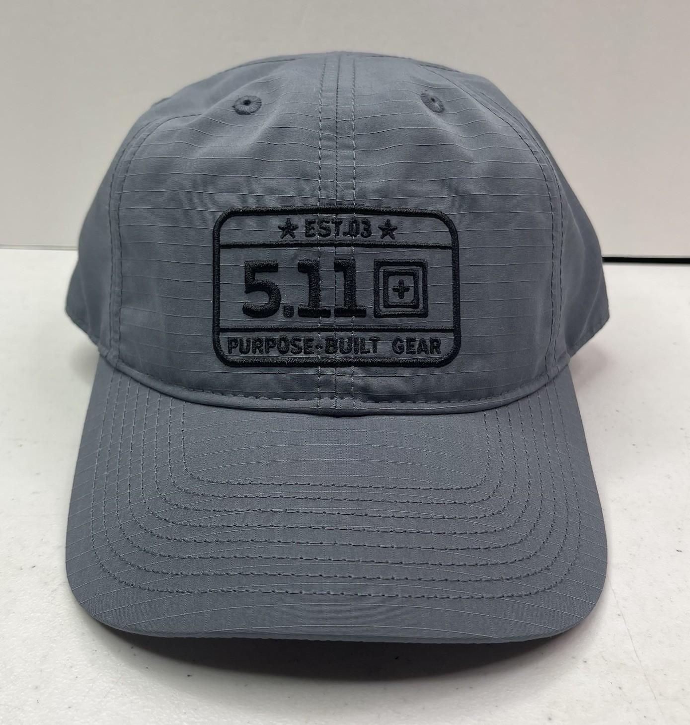 5.11 Tactical Hat Men One Size Gray Adjustable Cap 5-Panel Purpose Built Gear Lo
