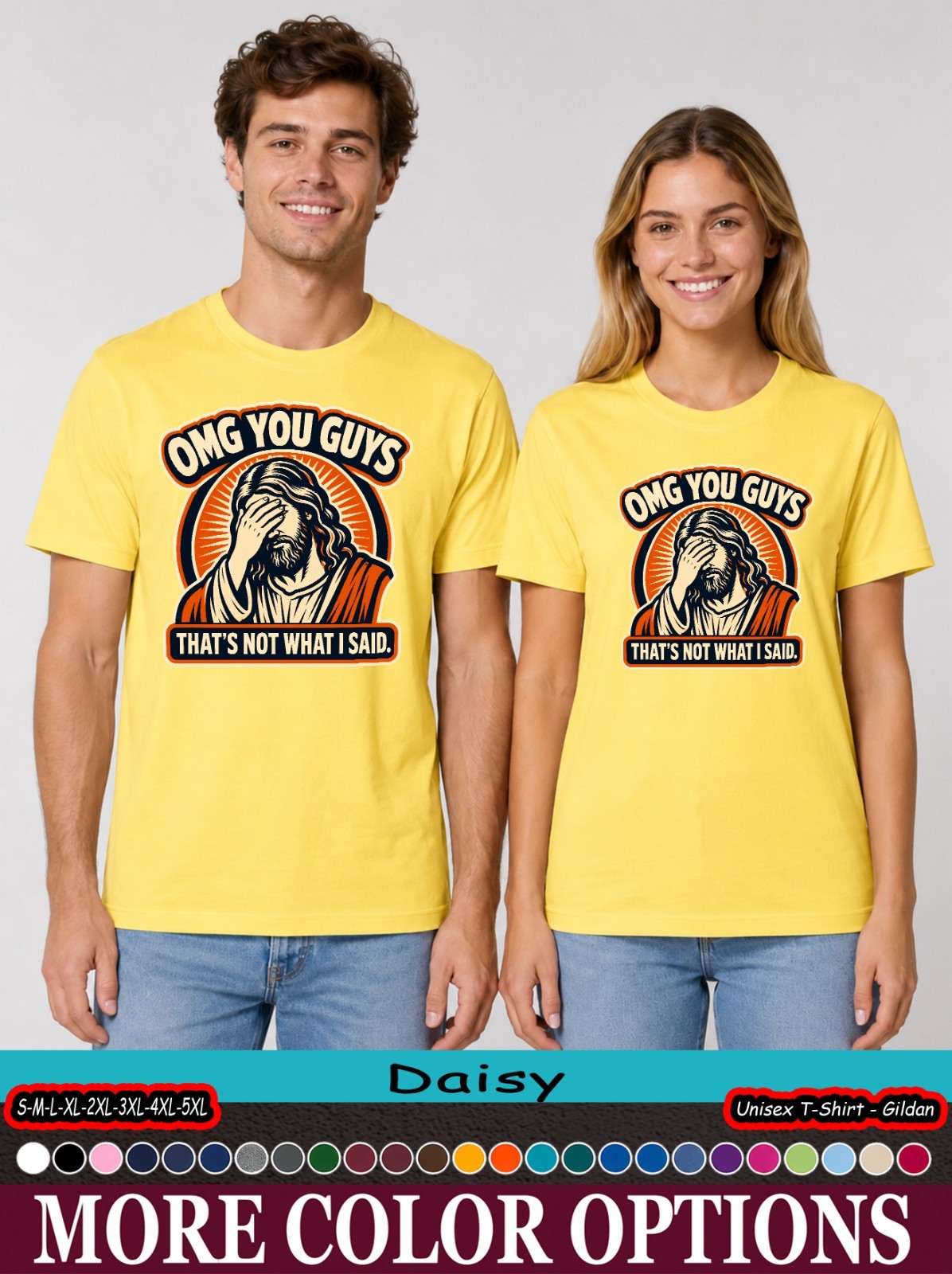 Jesus Facepalm Shirt, OMG You Guys Funny Christian Meme Tee