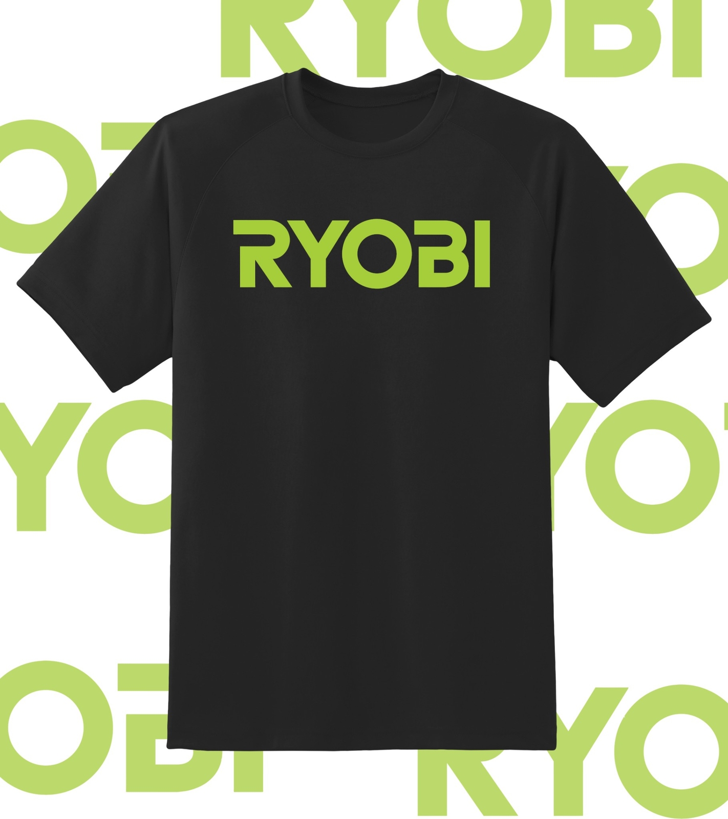 Ryobi Tools TEXT Logo shirt 6 Sizes Youth Med- Adult 6XL! Fast Ship!