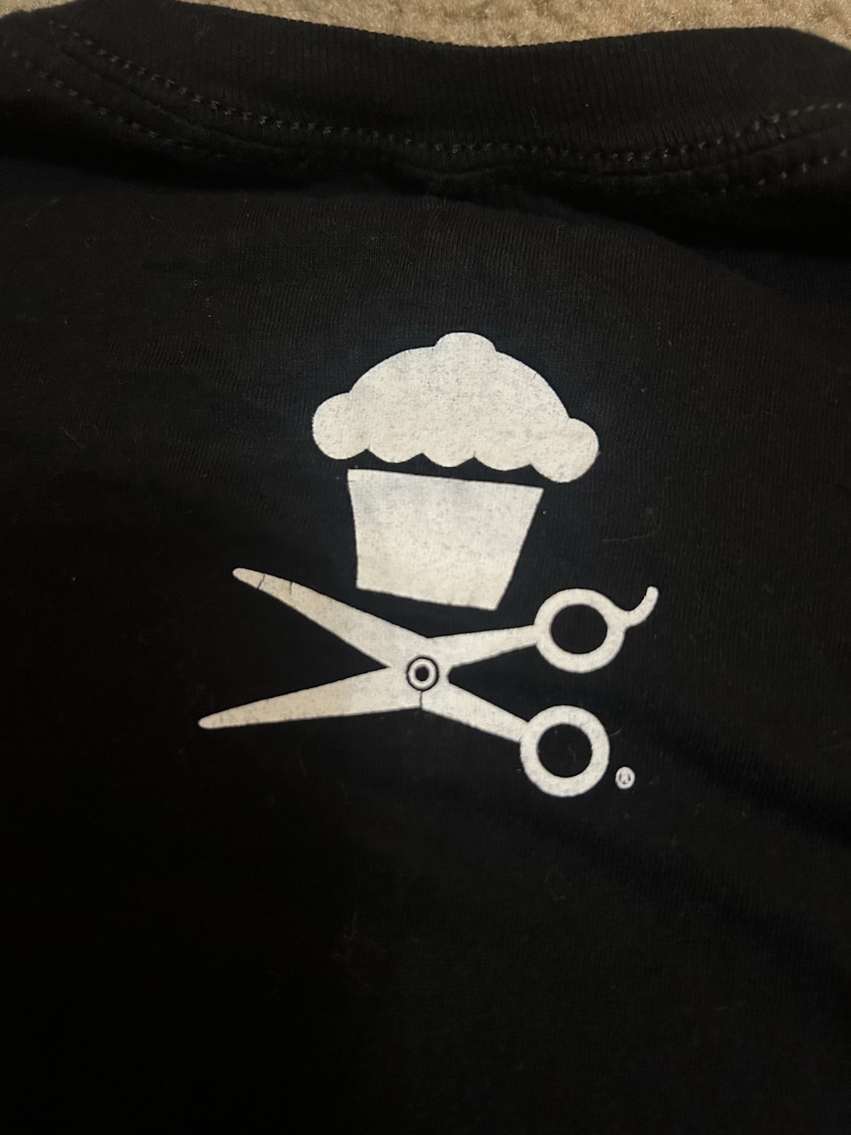 Johnny Cupcakes Suavecito Pomade Graphic Tee Chef Without a Cause Black Sz S