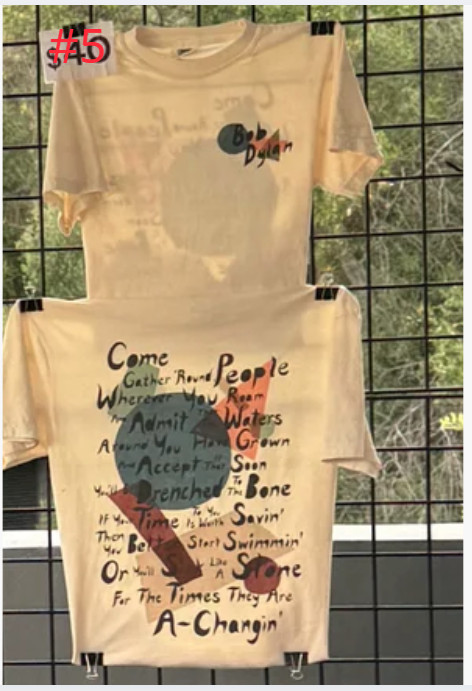 Bob Dylan T Shirts Bulk 2026 Summer Tour Reprint