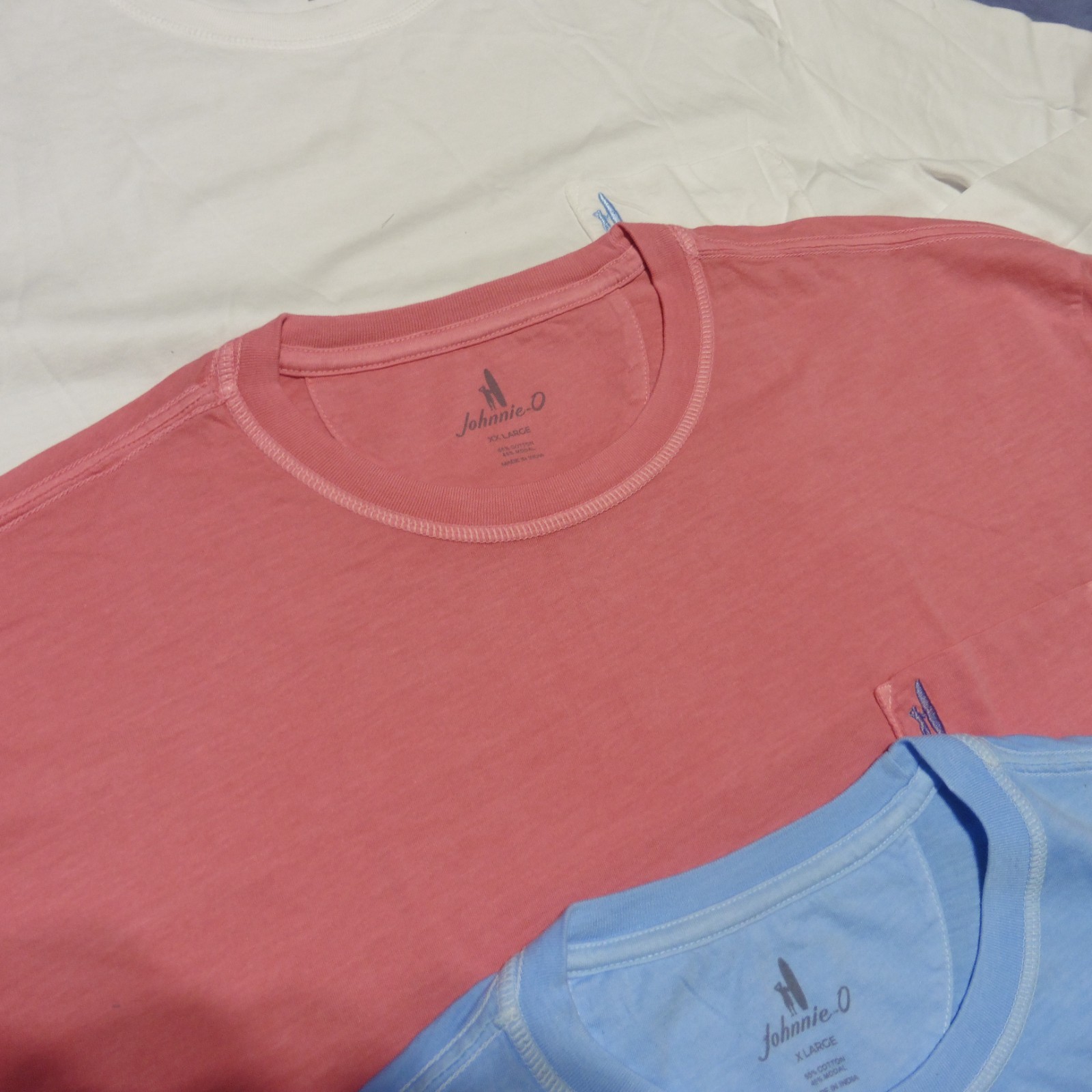 JOHNNIE-O Mens S M L XL 2XL T SHIRT BRENNAN 2.0 LONGSLEEVE GOLF TEE COTTON/MODAL