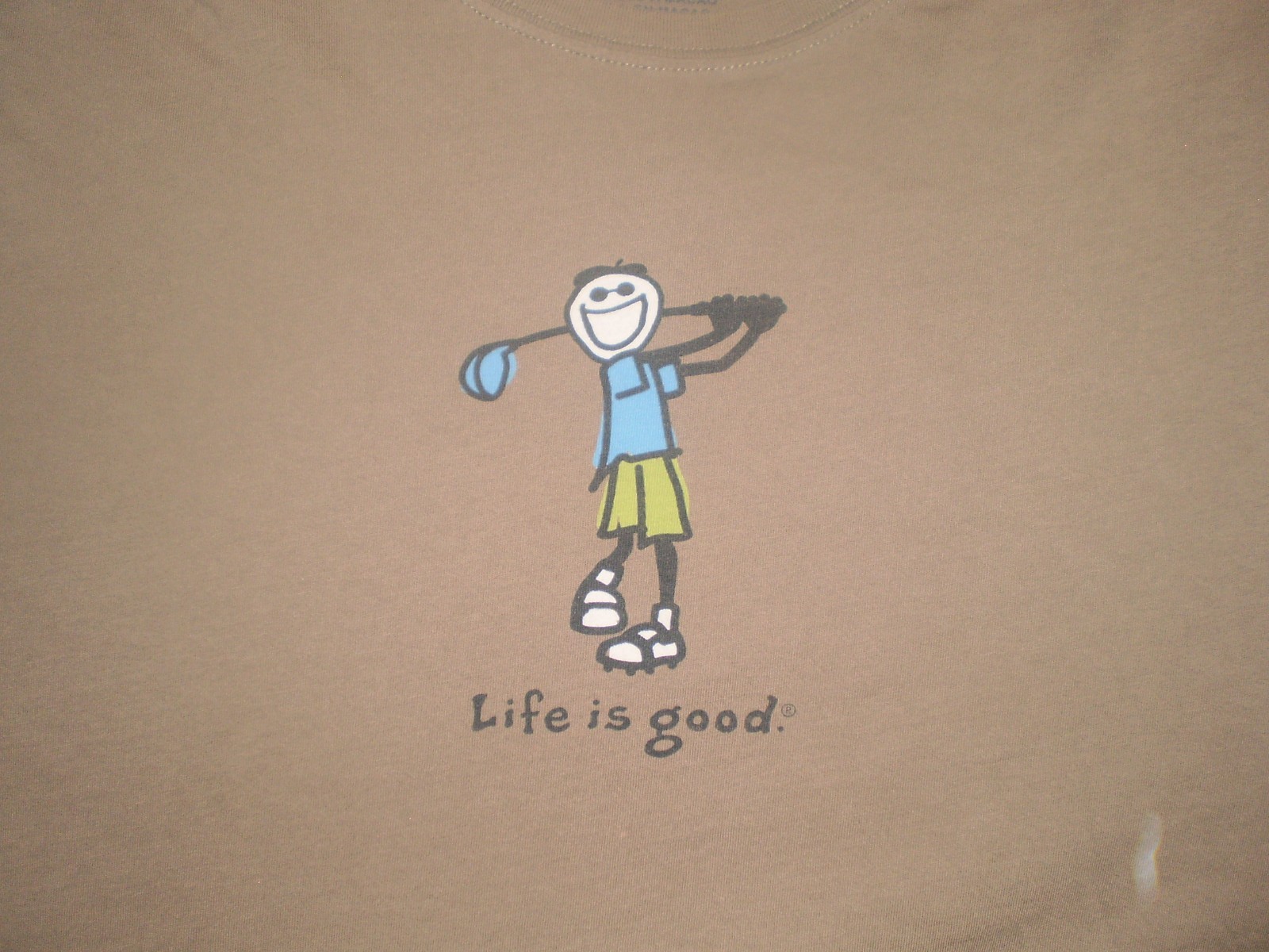 Life Is Good semi-fitted sleep shirt unisex size large