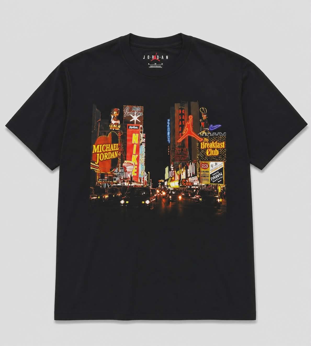 Air Jordan Men’s Air Jordan Vegas Strip Graphic T-Shirt XL Black Short Sleeve…