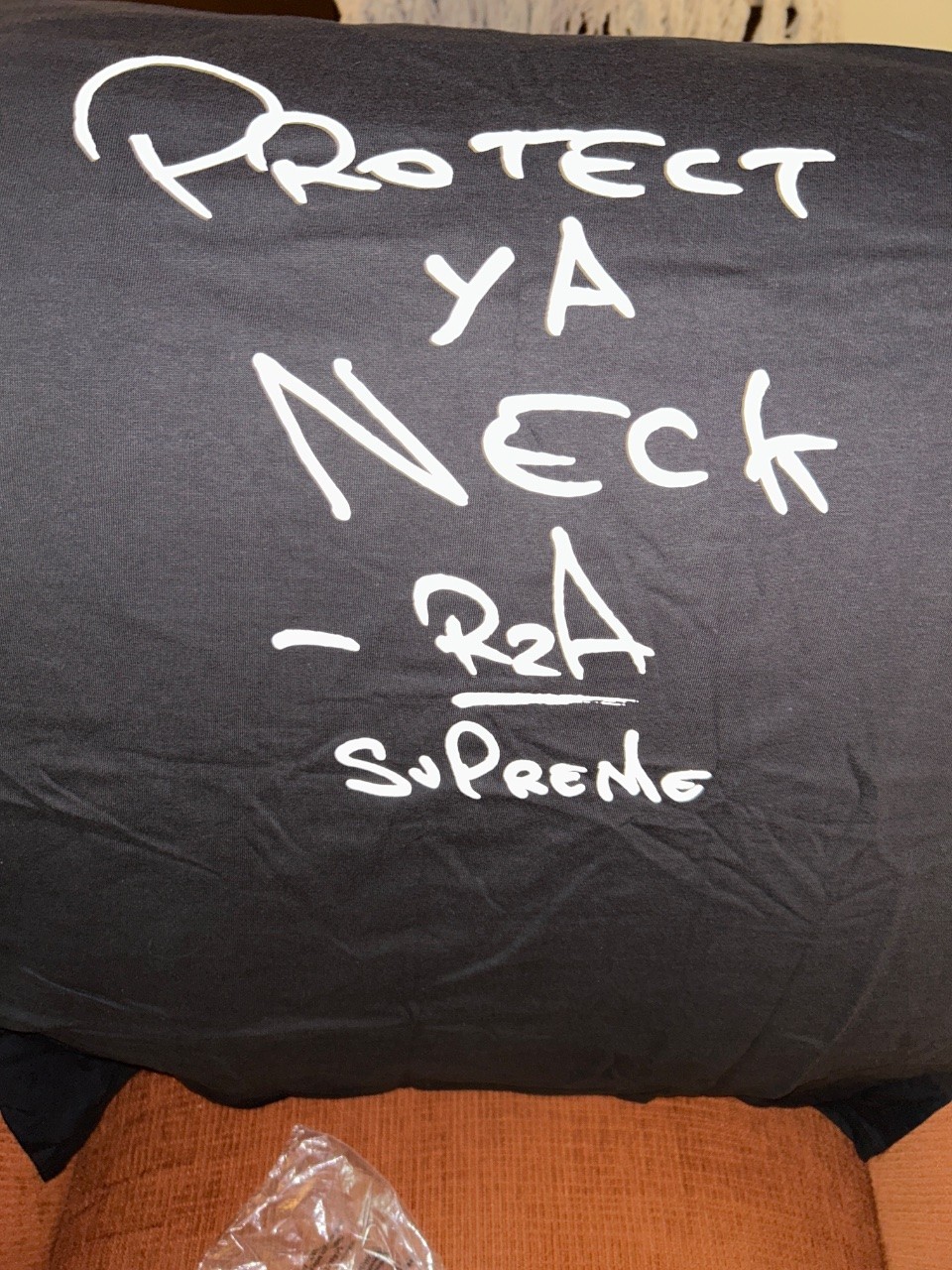 Supreme RZA “Protect Ya Neck” Wu-Tang Clan Tee Black Size XL