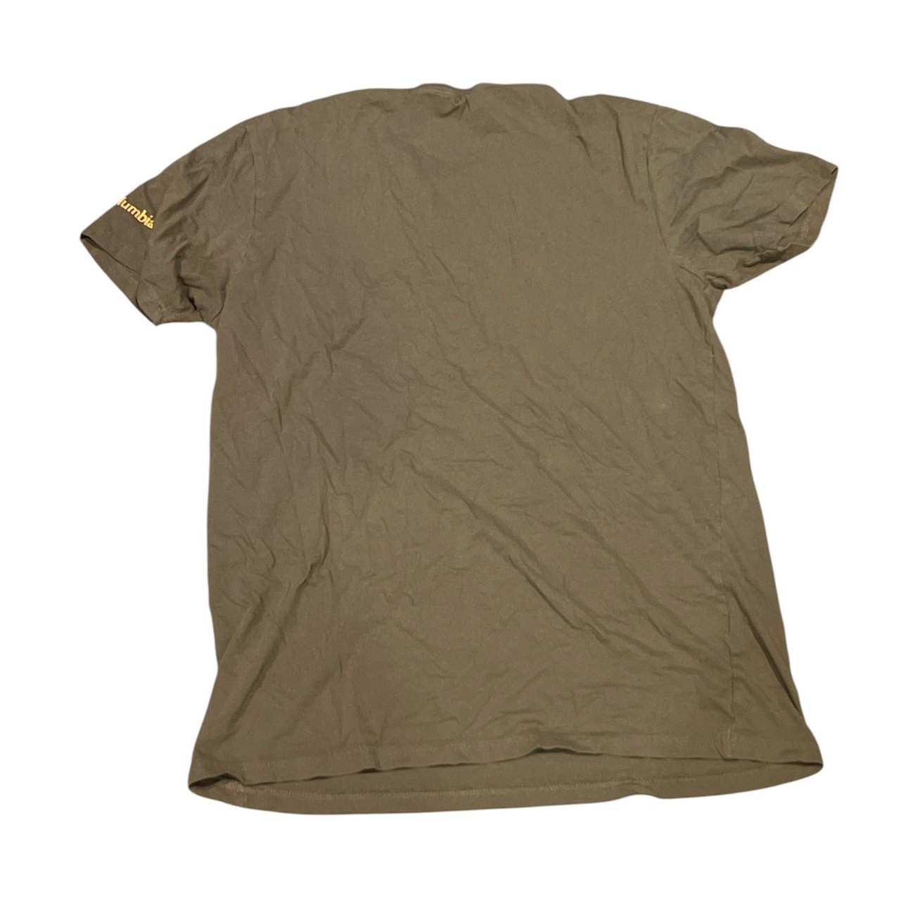 Columbia Green Shirt Medium Hiking Camping Outdoor Tee Casual Graphic Logo