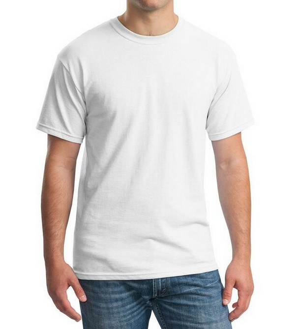 6 Pack Of Gildan G5000 White Adult Heavy Cotton Tee 100% Cotton Select Size