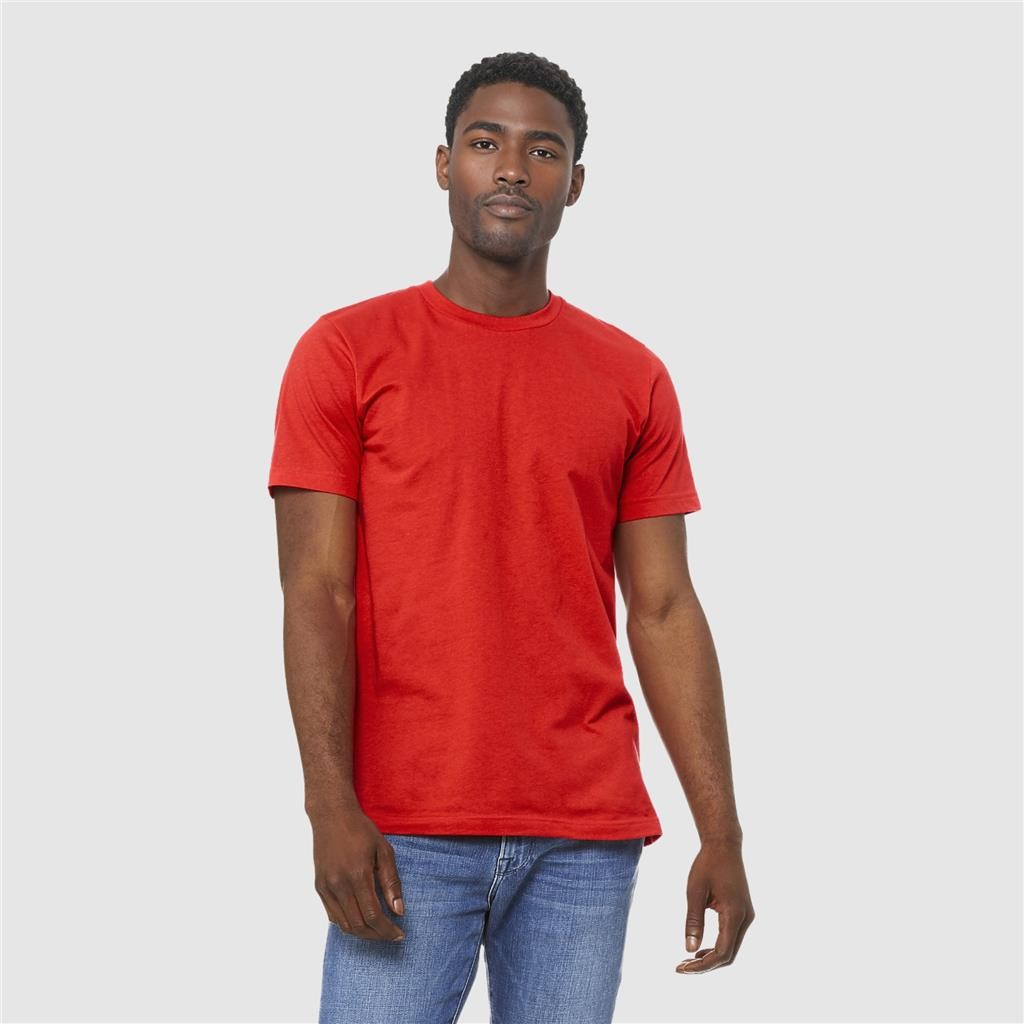 5 Pack Bella Canvas Mens T Shirts Short Sleeve Crew Neck Cotton Tees Medium B2