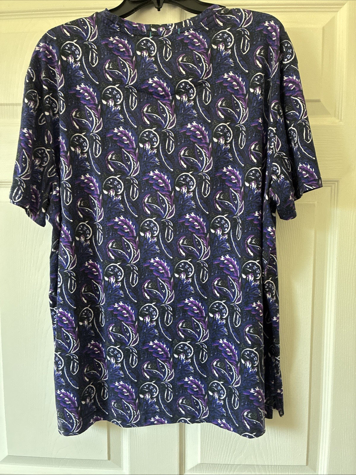 Robert Graham Floral Paisley Short Sleeve T-Shirt 2XL $118 pre-owned
