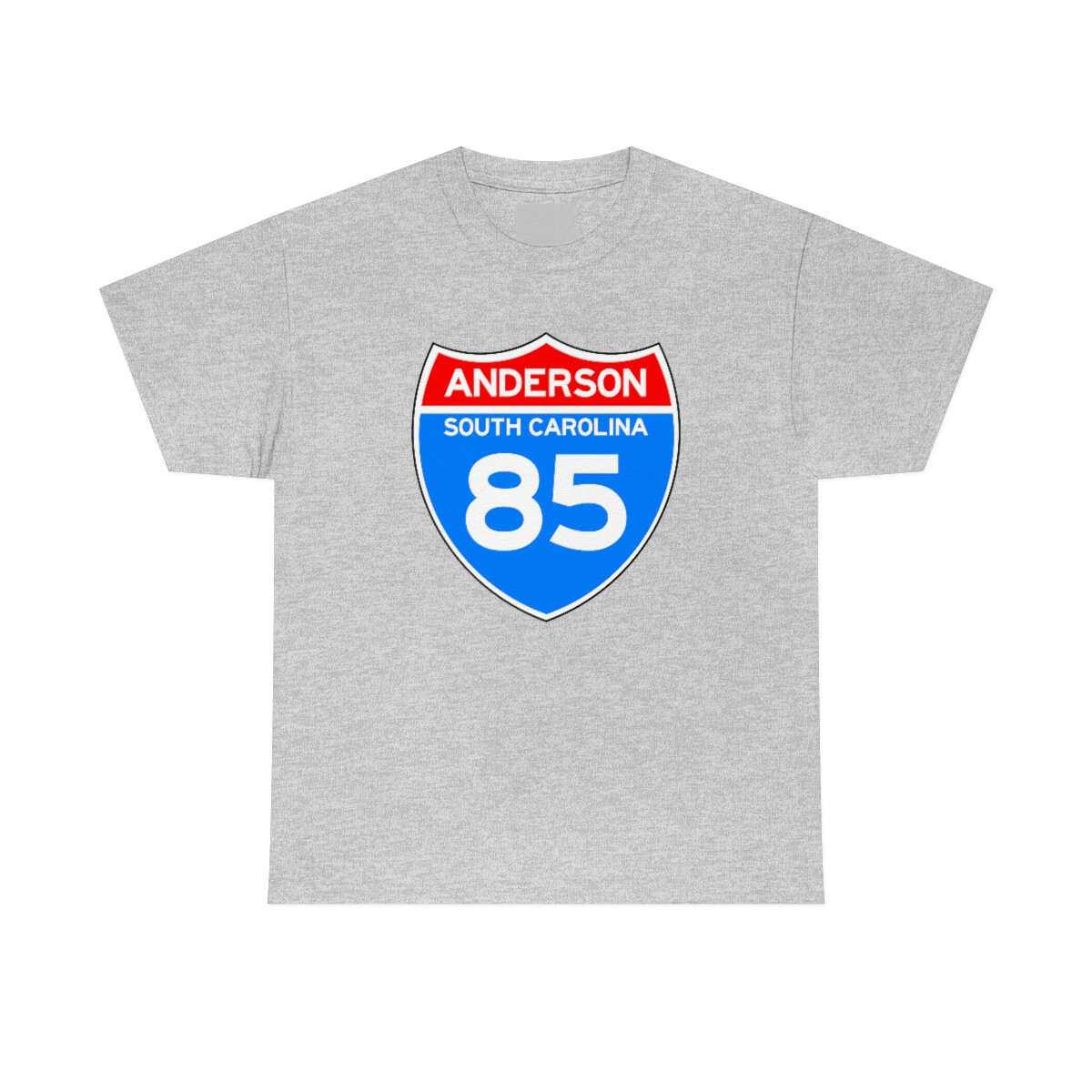 Anderson, South Carolina – Unisex Heavy Cotton Tee