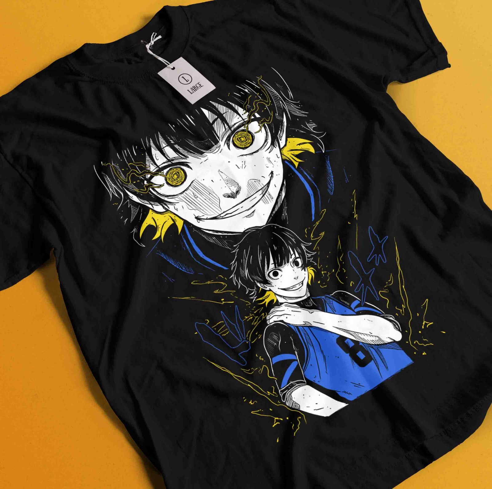 Blue Lock Shirt Seishiro Nagi T-Shirt Isagi Yoichi Tshirt Rin Itoshi Soft Tee