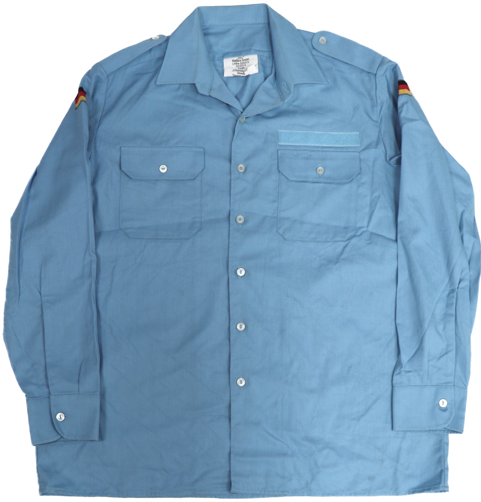 German Bundeswehr Blue Work Shirt Navy Deutsche Marine Naval Deck Uniform Jacket