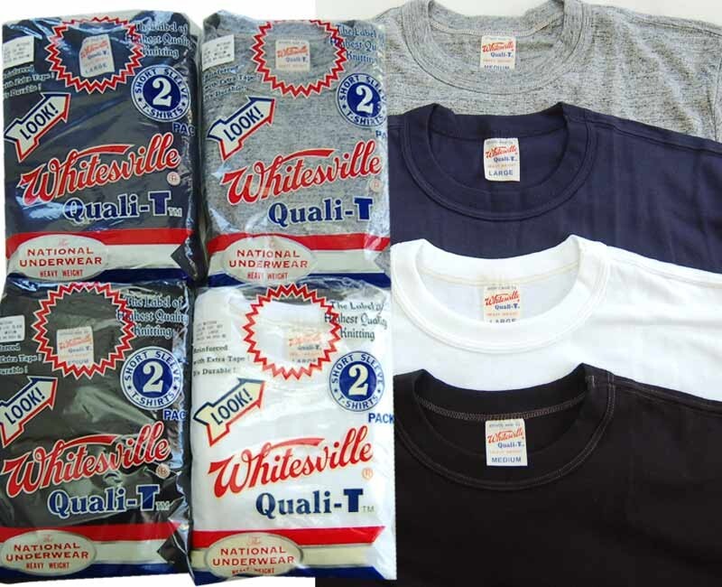 Bargain Price【2-PACK】S-2XL WHITESVILLE T-SHIRT WV73544 Japan Toyo