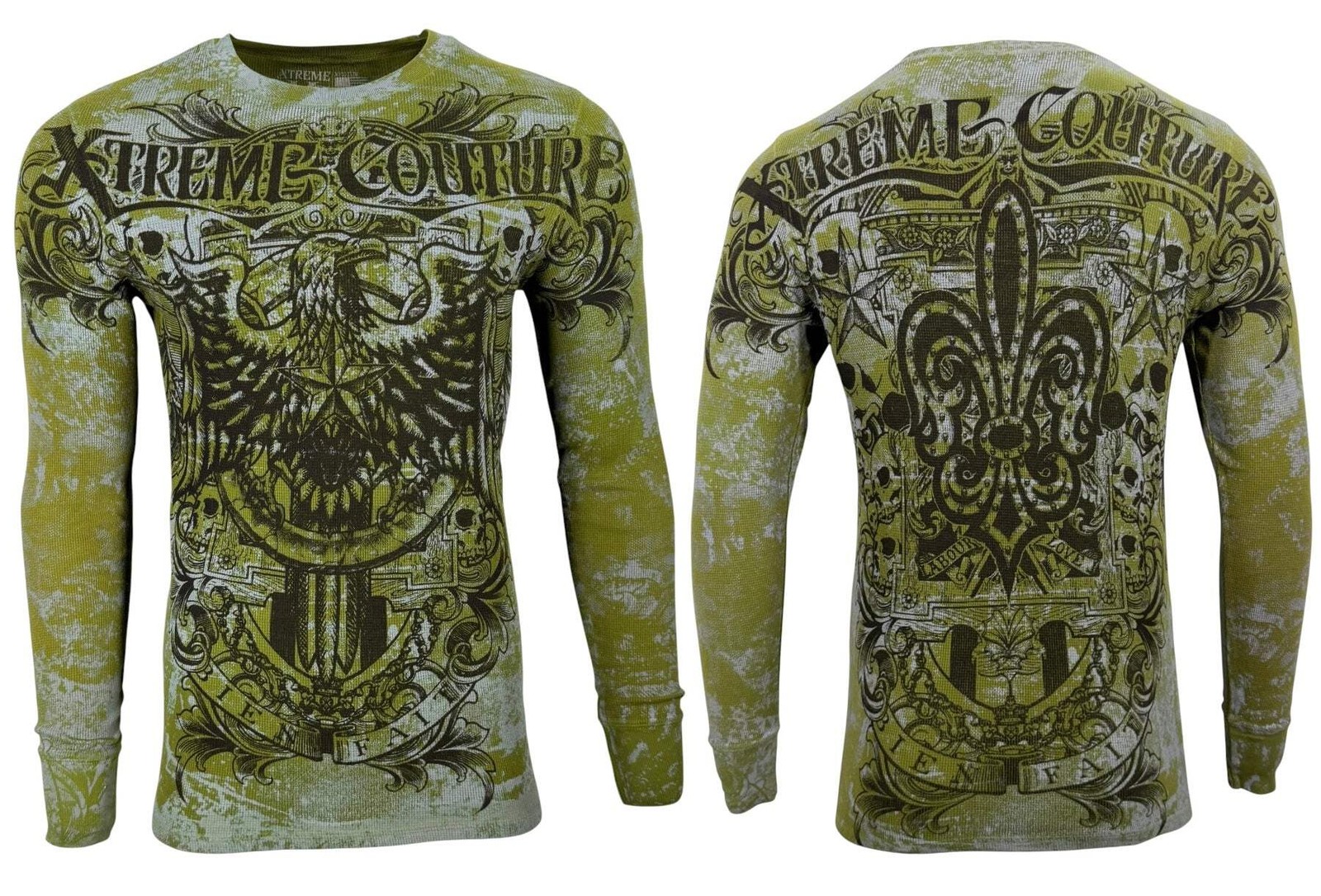 Xtreme Couture By Affliction Men’s Long Sleeve Thermal Shirt Patron