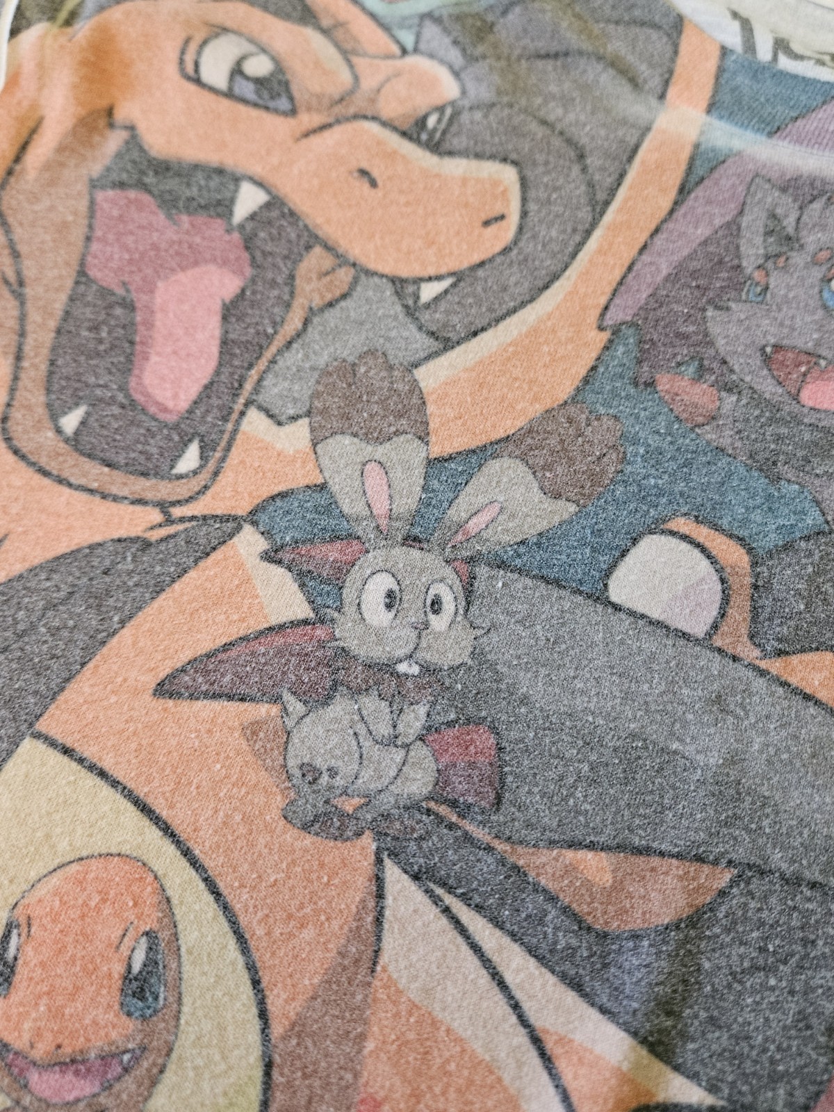Pokémon 2015 All Over Character Print Tee Shirt Multi Size Small Retro (S)