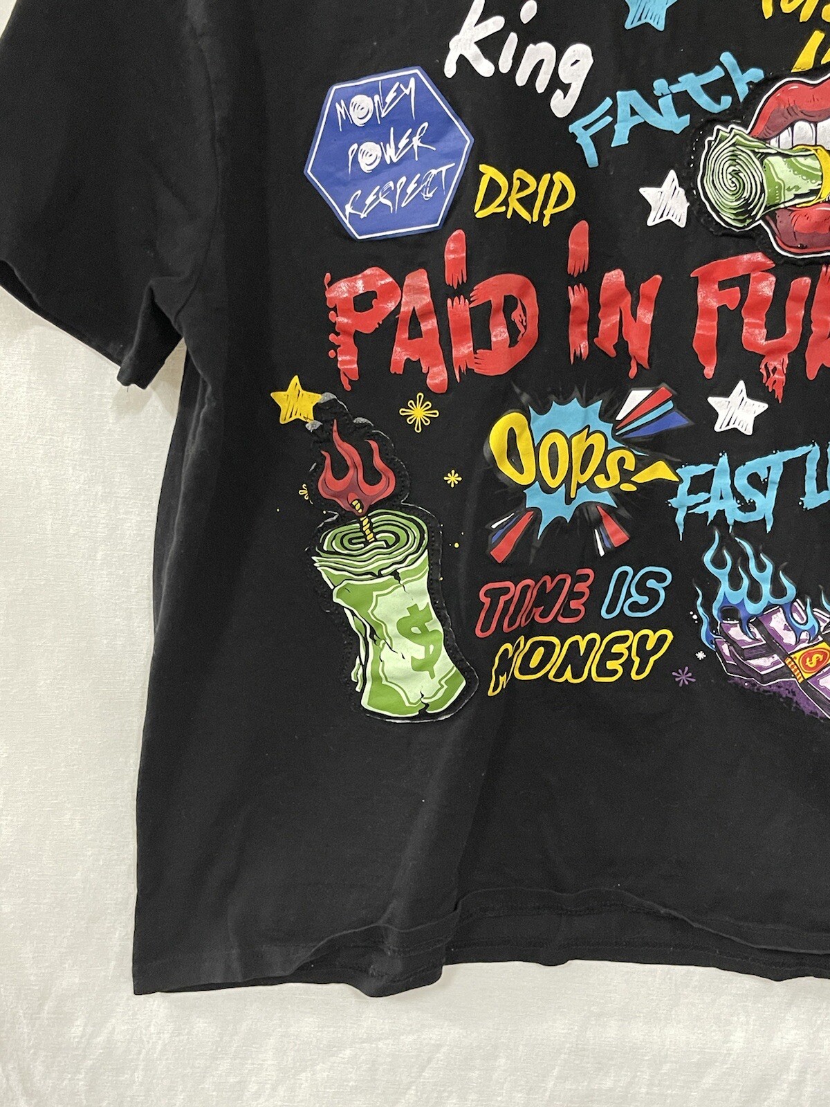 Switch Remarkable Limited Edition Graphic Print Tee Mens Black Cotton T-Shirt XL
