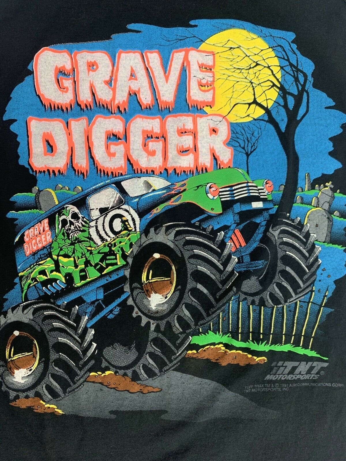Grave Digger 1991 Tank basic black Unisex T shirt classic style Reprint NH2448