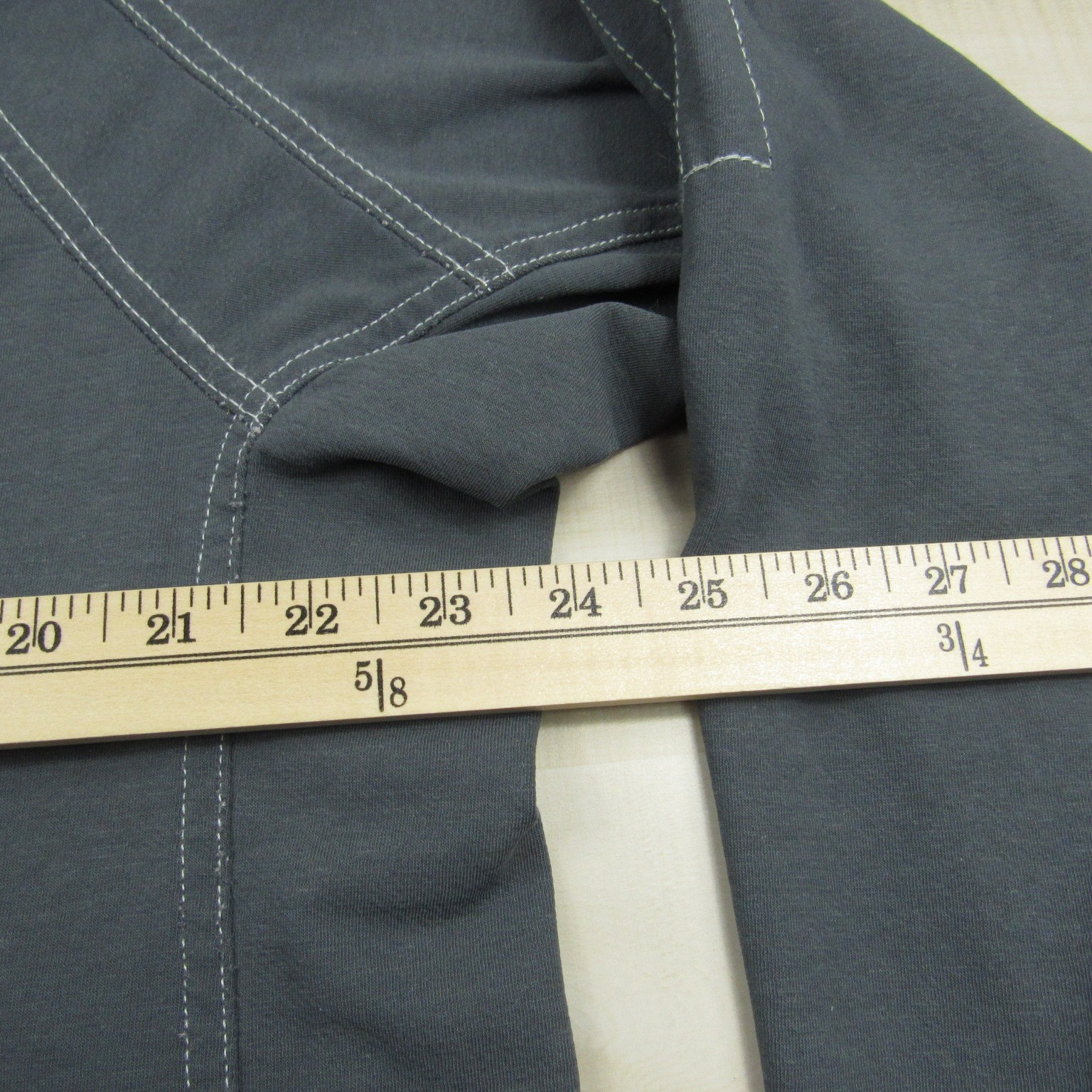 Bulwark Shirt Mens Large Gray Henley FR Fire Resistant IQ Westex Pocket Cat 2