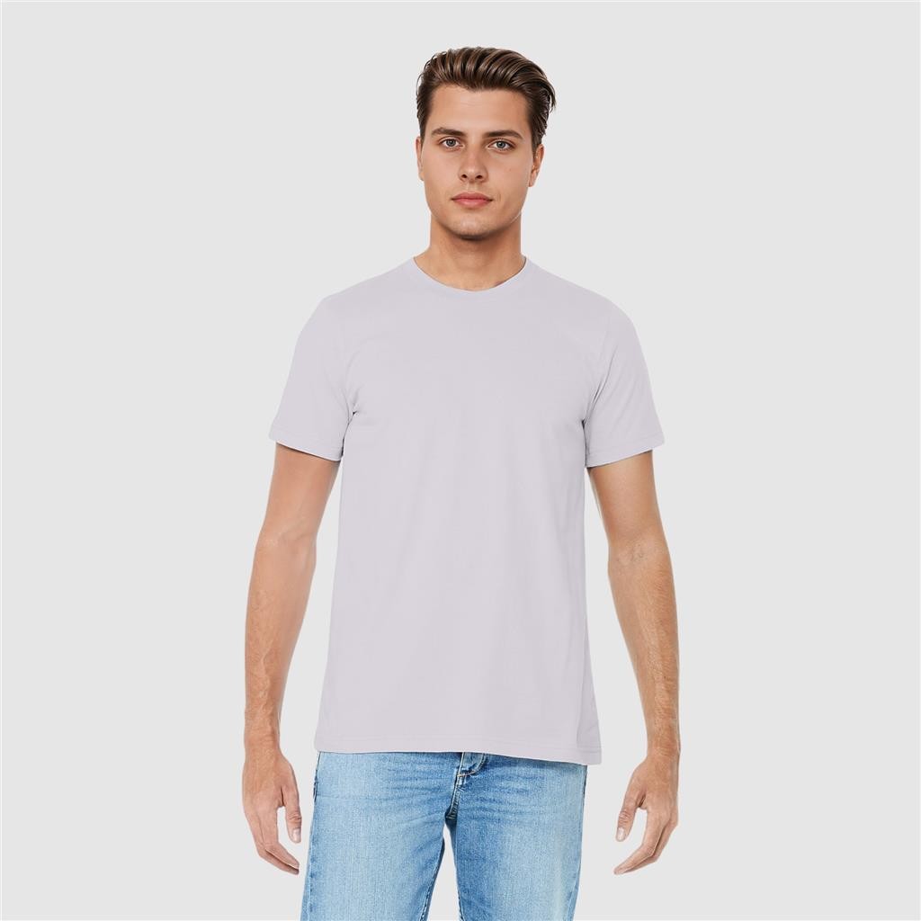 5 Pack Bella Canvas Mens T Shirts Short Sleeve Crew Neck Cotton Tees Medium B2
