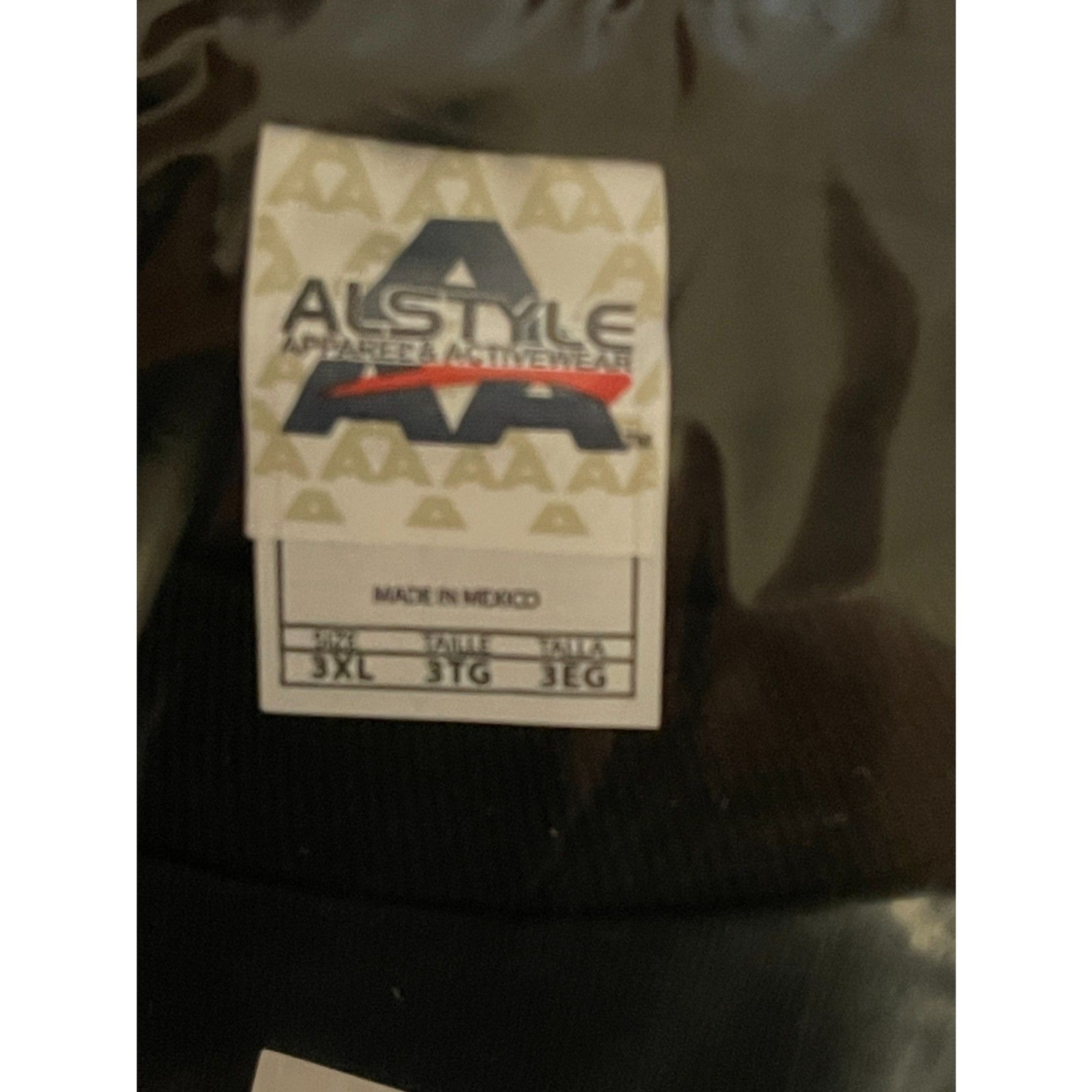 New Alstyle 100% Heavy Cotton Black Plain T-Shirt Men’s SIZE XL