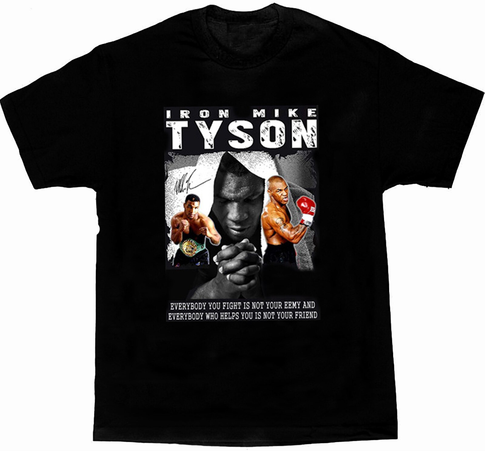Mike Tyson Boxing Iron Mike Men’s T-Shirt New S-34XL AR075