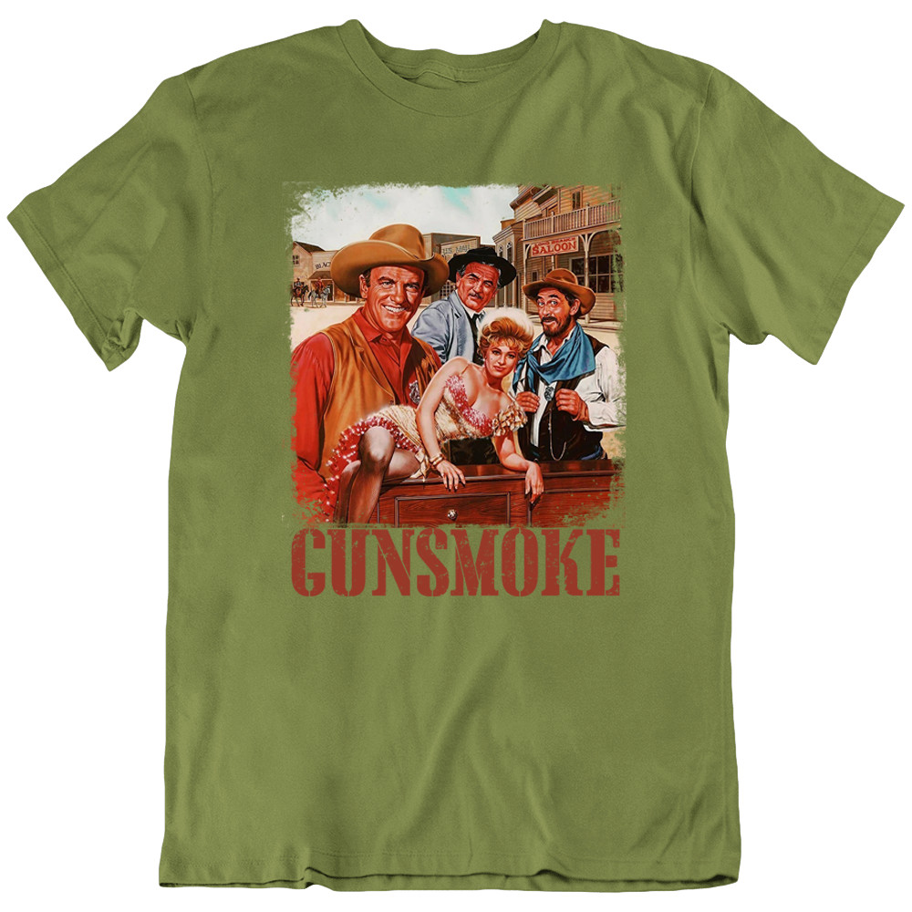Gunsmoke American Tv Show Retro T Shirt Tee Gift New