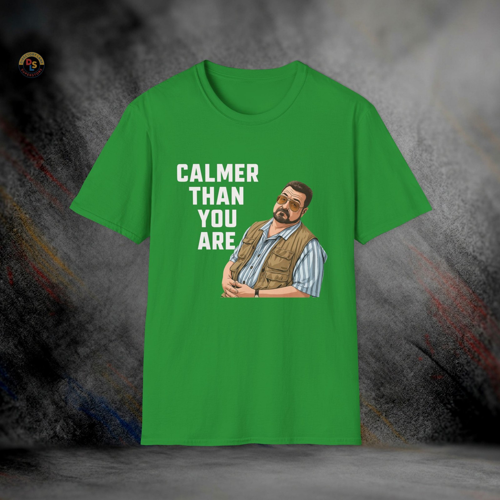 Walter Sobchak Calmer Than You Are Lebowski T-Shirt | Softstyle Tee