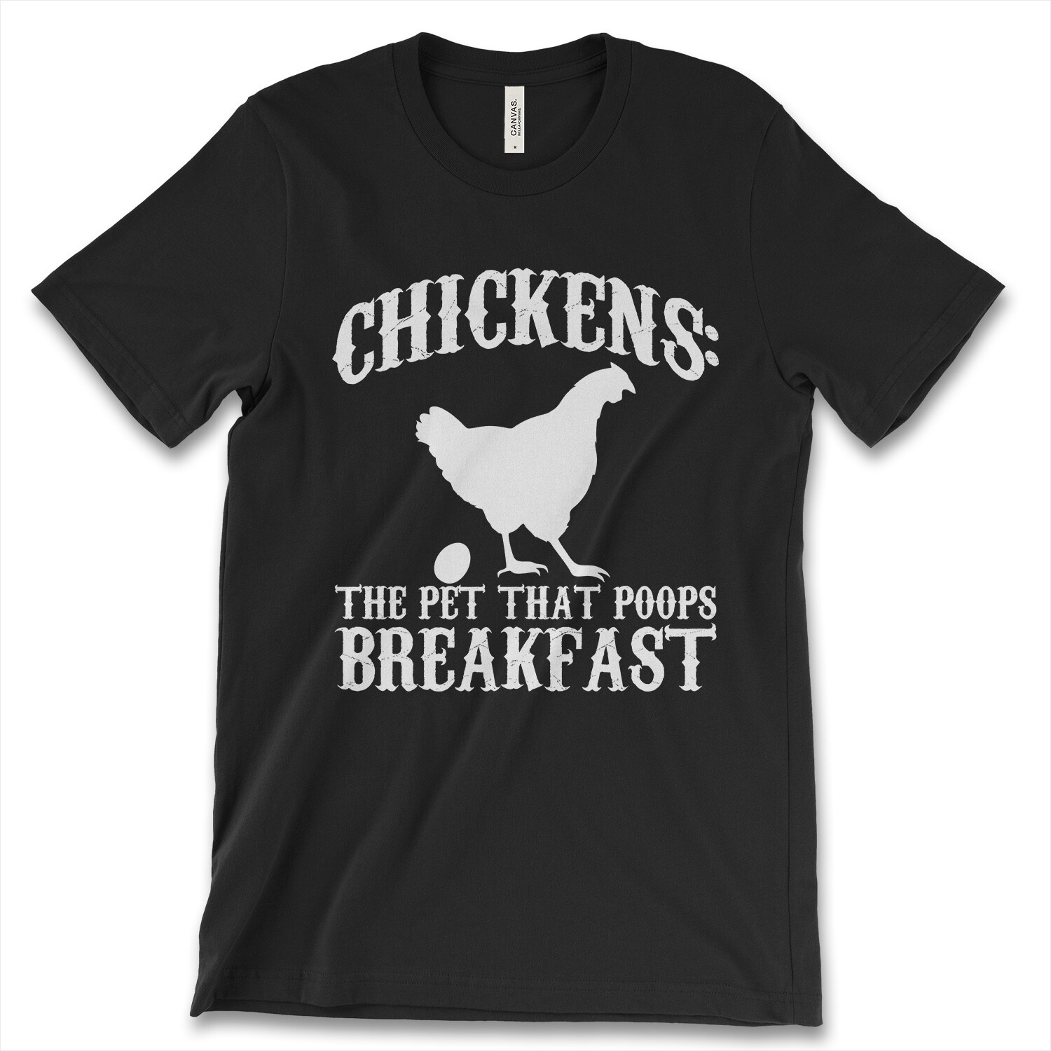 Chickens The Pets That Poops Breakfast New Men’s Shirt Funny Foodie Novelty Tees