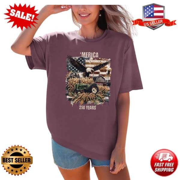 America 250th Declaration Anniversary Farm Tee,