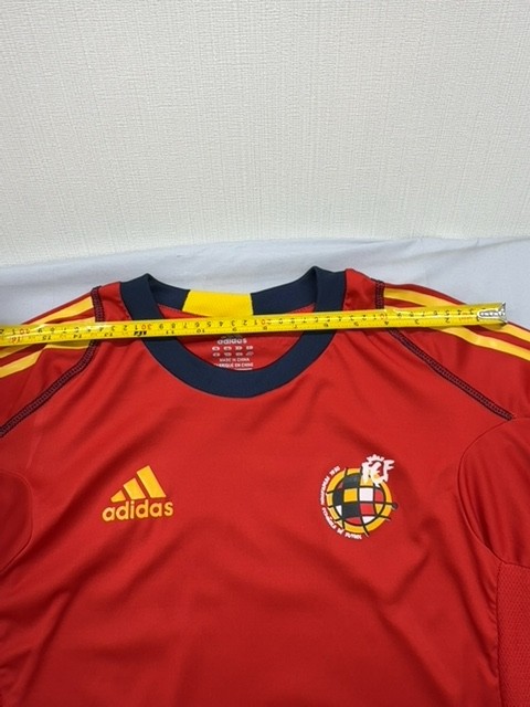 Adidas Men’s Red Soccer Jersey Climacool Short Sleeve Crew Neck
