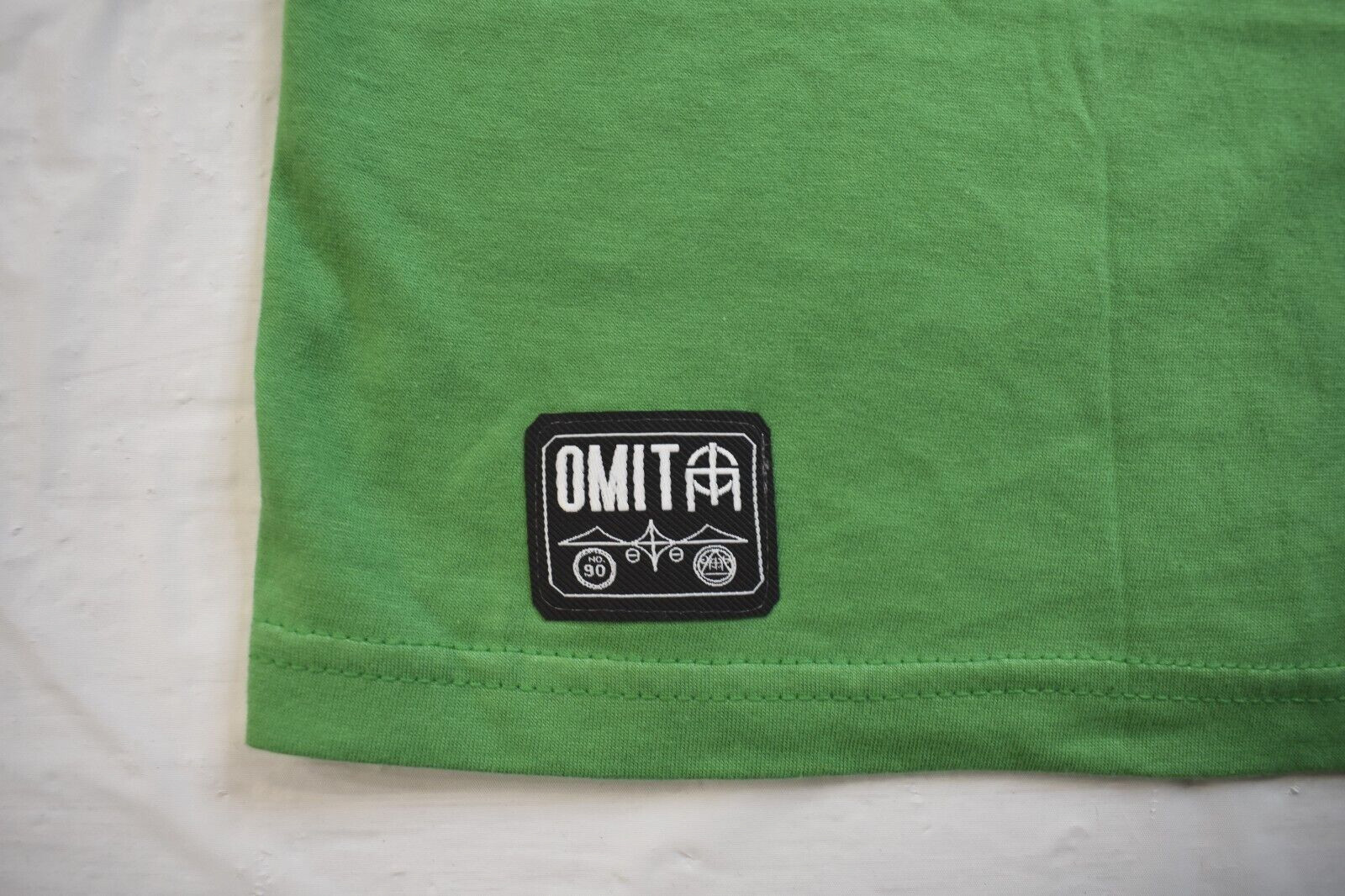 Omit Mens Green Animal Style Fierce Tiger Distressed Print Tee Shirt New Large