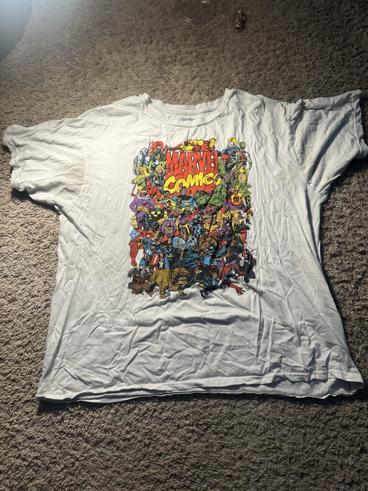 Marvel Avengers Graphic Short Sleeve Tee Men, Multicolor