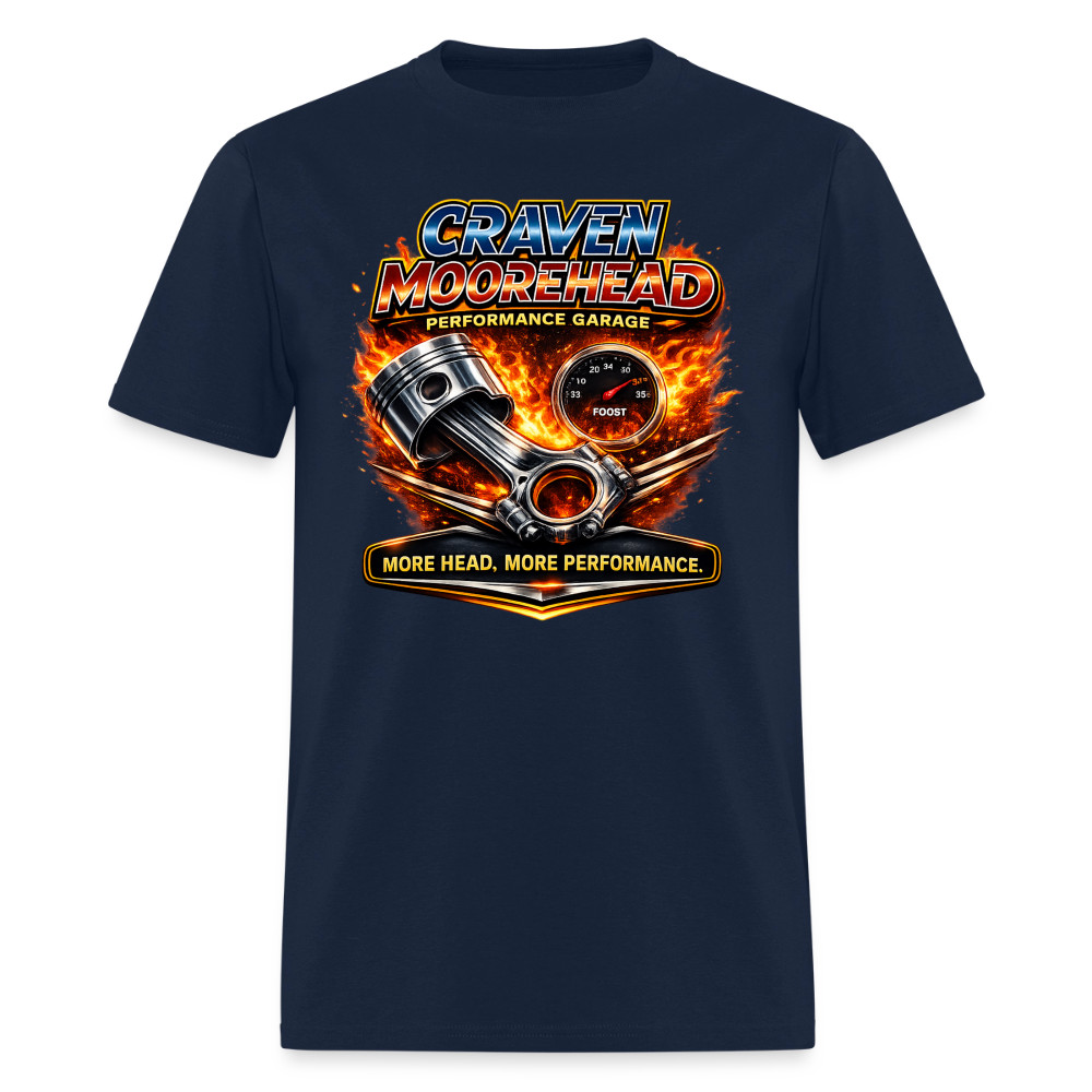 Craven Moorehead Performance Garage Funny Adult Humor T-Shirt