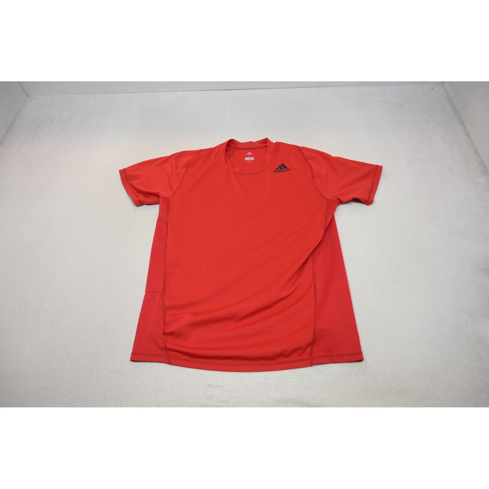Adidas T-Shirt Mens Large Red Climalite Short Sleeve Athletic Performance EUC
