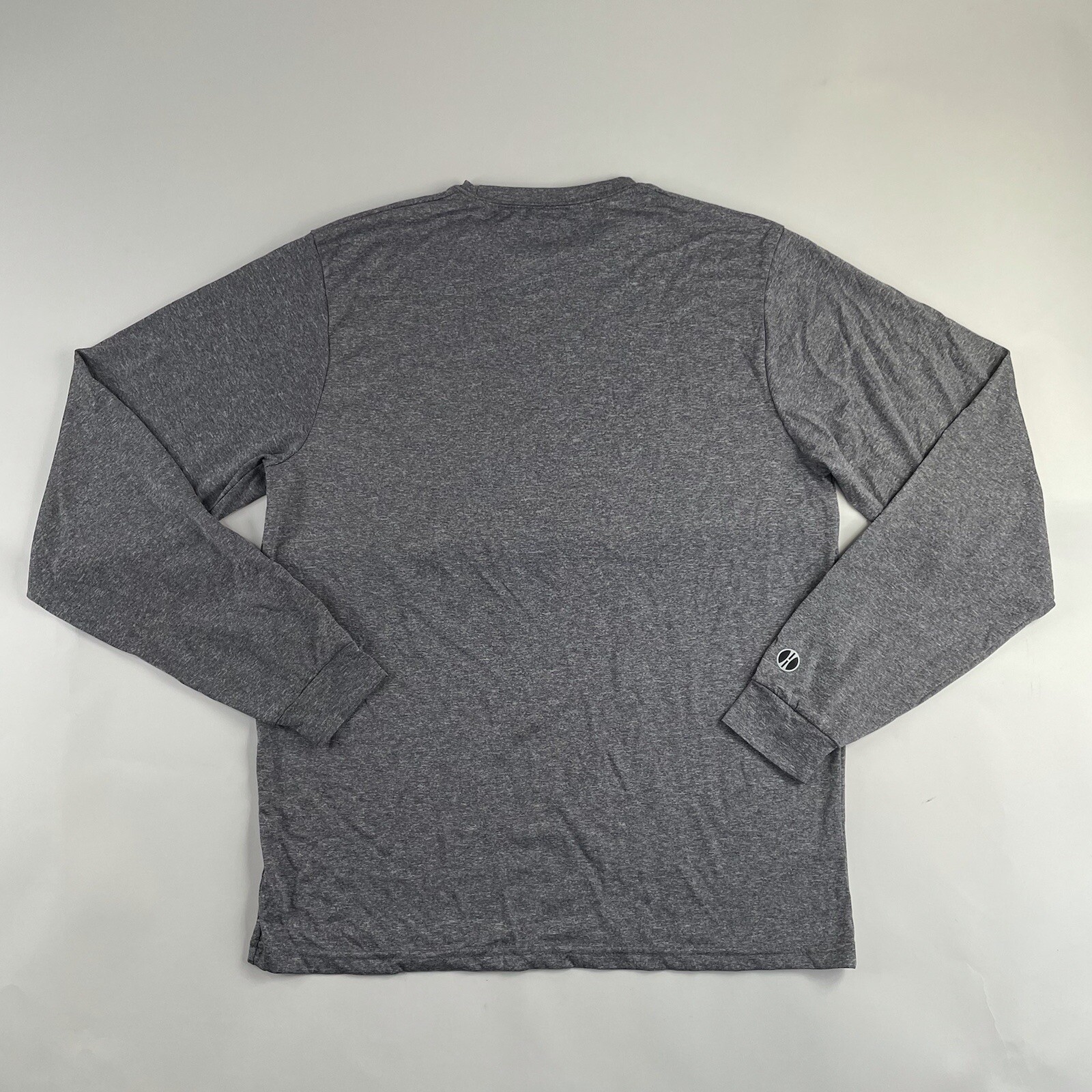 Holloway Alliance Shirt Medium Grey Mens Long Sleeve Activewear Used Casual