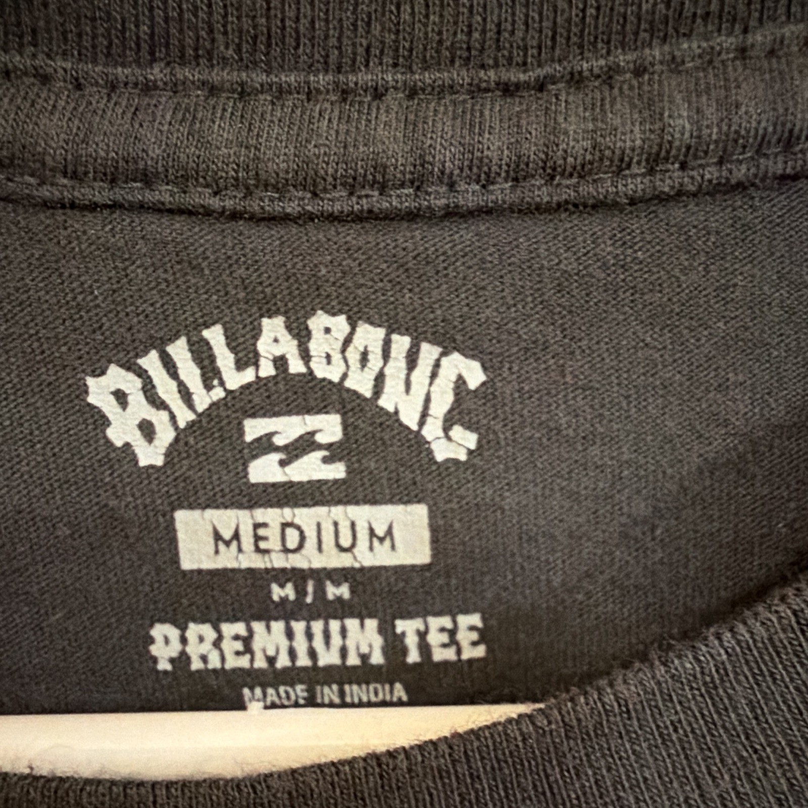 Billabong Men’s Black Graphic Logo Crew Neck Short Sleeve T-Shirt Size M