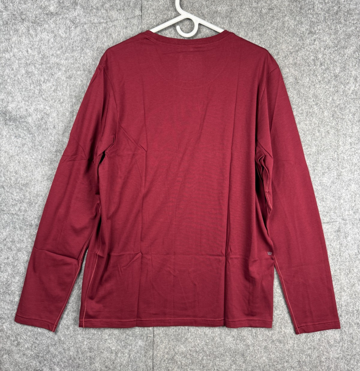Mack Weldon Shirt Men’s X-Large Red Pima Long Sleeve 100% Cotton NWT