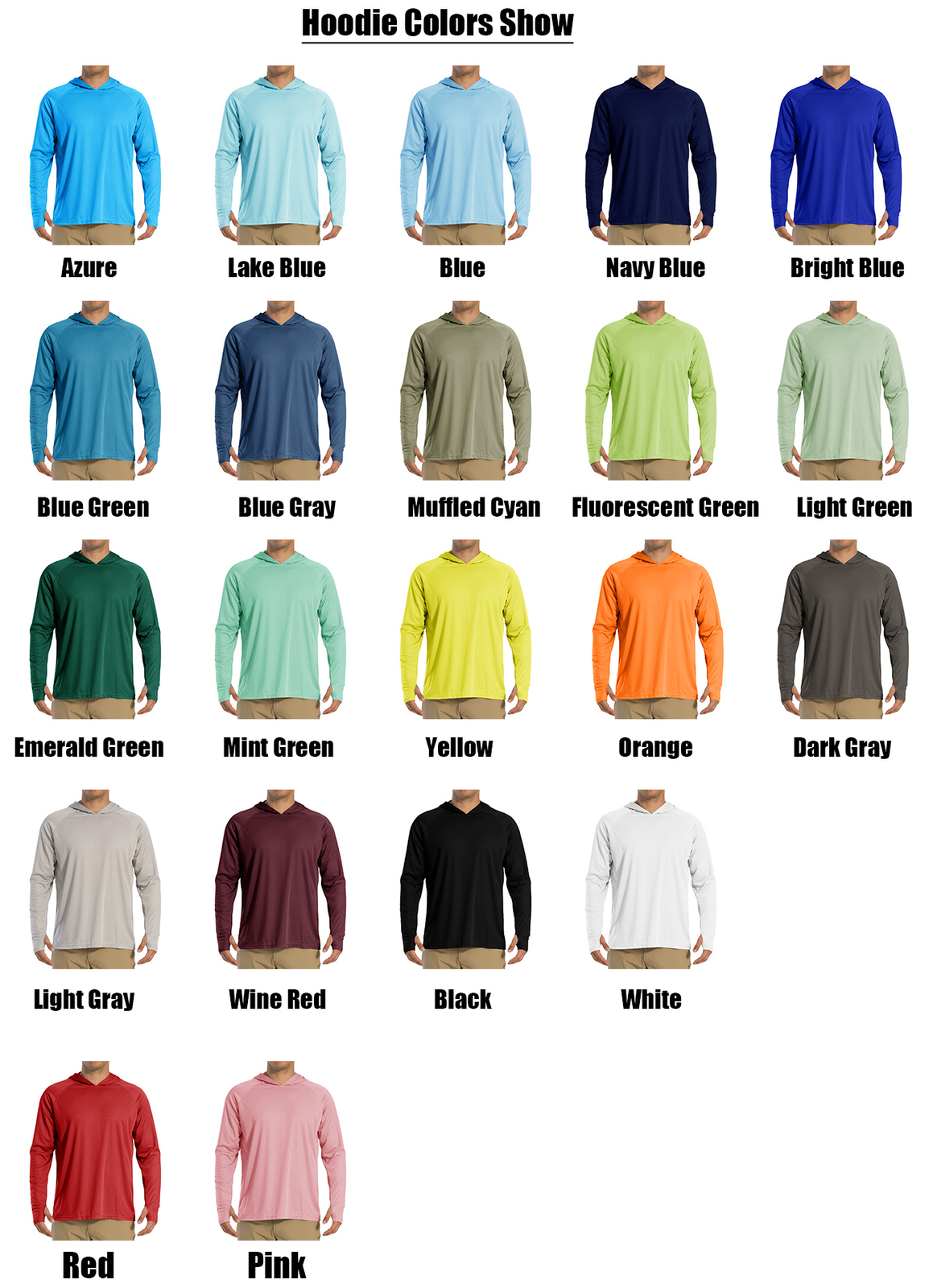 UPF50+ Men’s Hoodie Sun Shirts Long Sleeve Skin Protection Outdoor Fishing Tops
