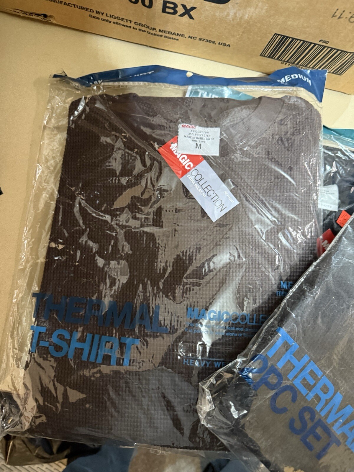 22 Mens Thermal , Variety Of Sizes And Colors, Individual Wrapped Ready To Sell