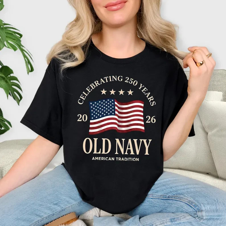 Old Navy 2026 American Tradition DTF Transfer, Celebrating 250 Years