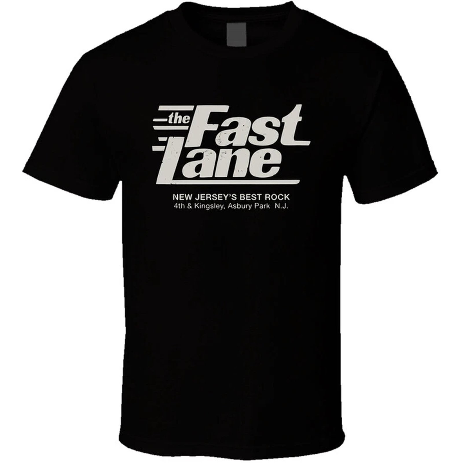 Vintage Asbury Park Fast Lane Graphic Tee Unisex Cotton T-Shirt