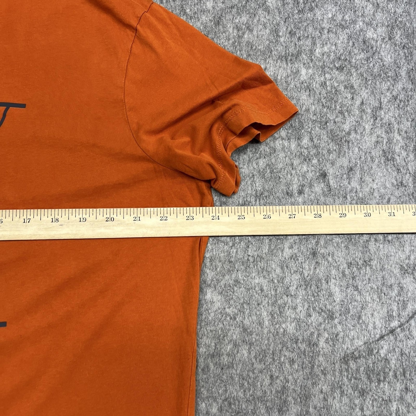 Armani Exchange Shirt Mens Medium Orange A/X Logo Graphic Cotton Tee Designer