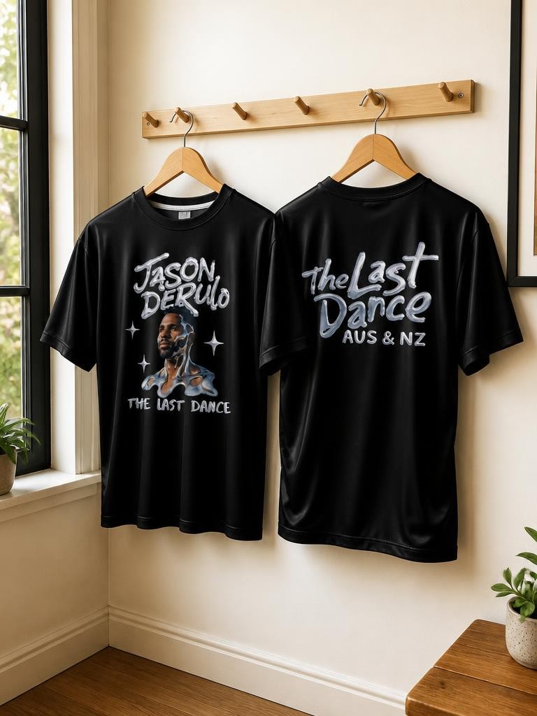 Jason Derulo The Last Dance AUS & NZ T shirt