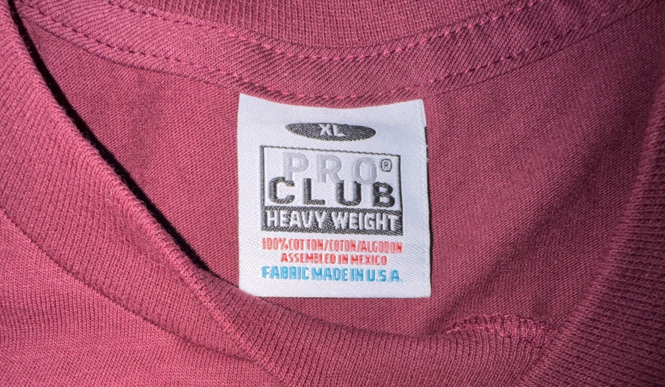 PRO CLUB HEAVYWEIGHT SOLID CREW NECK TSHIRT SIZE XL MENS
