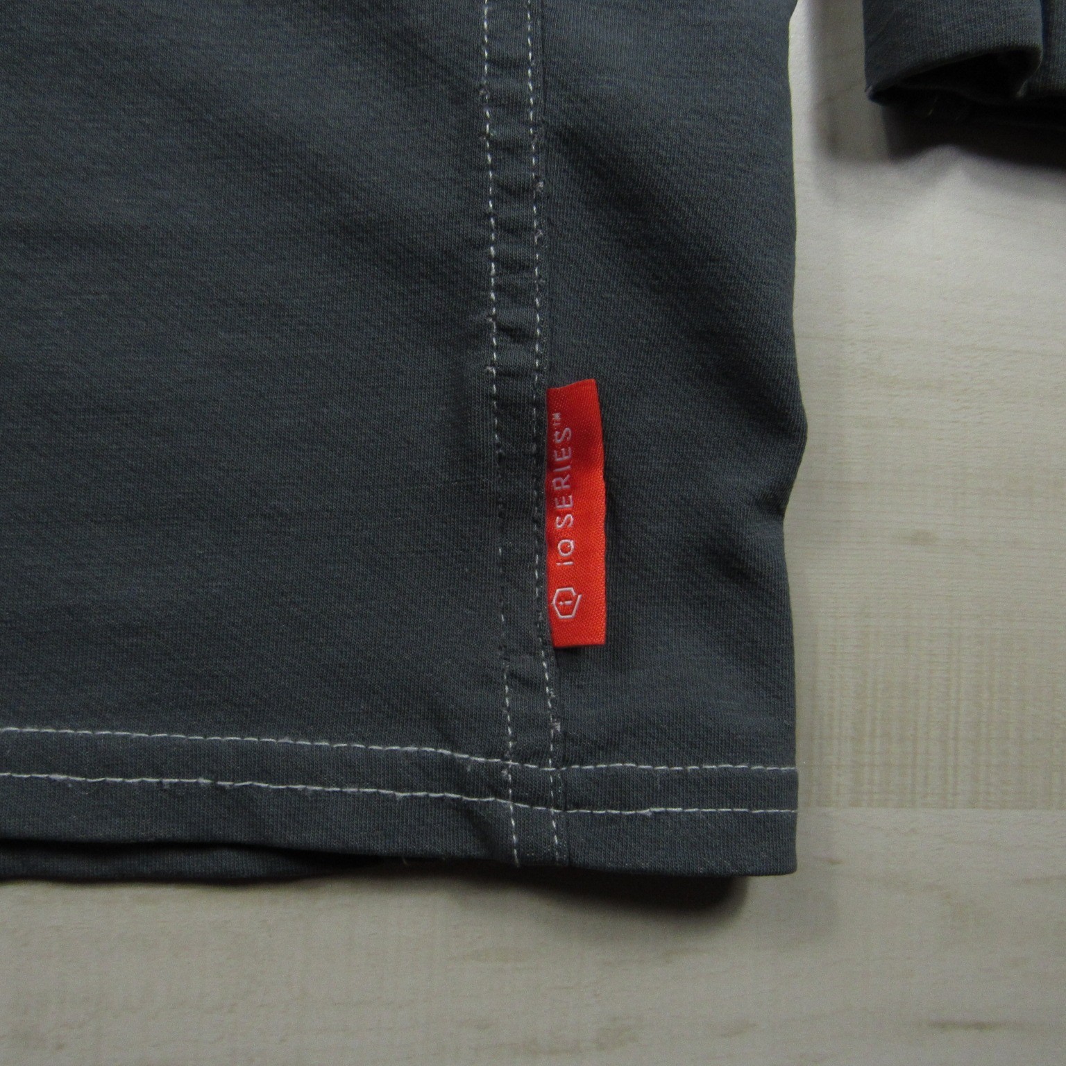 Bulwark Shirt Mens Large Gray Henley FR Fire Resistant IQ Westex Pocket Cat 2 A1