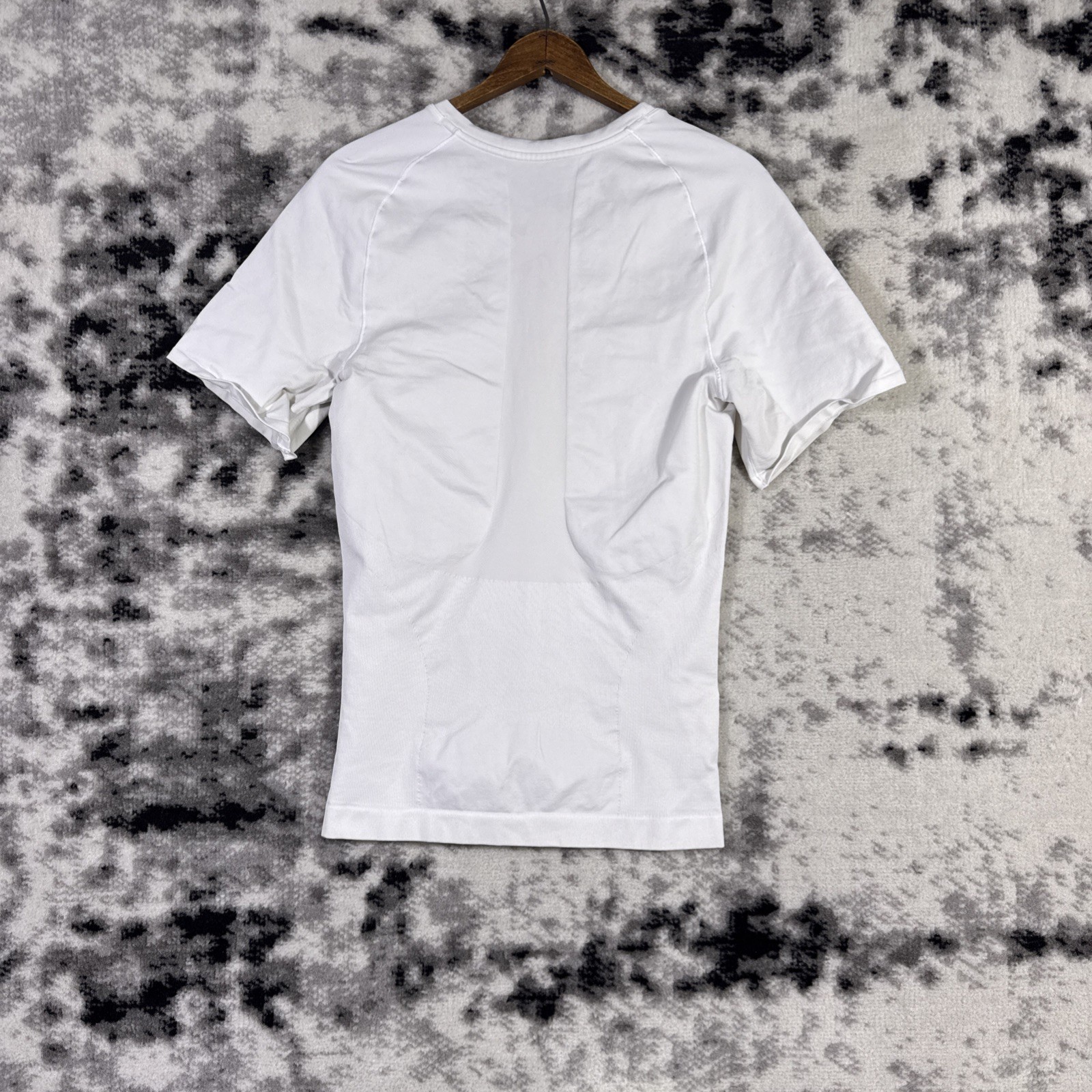 Spanx Ultra Sculpt Shirt Mens Size XXL White Short Sleeve Gym Training Nylon