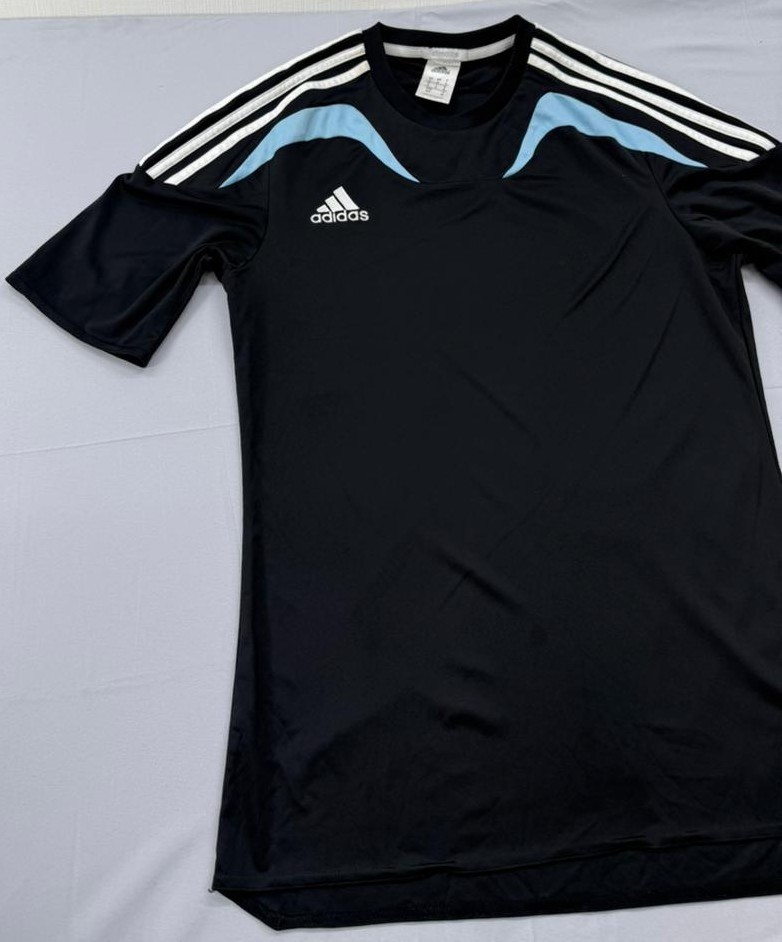 Adidas Soccer Jersey Mens Black Climalite Size S Squadra17