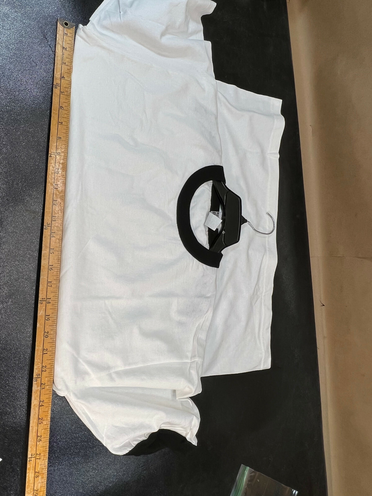 BLANK IMPACT Merchandising White & Black Ringer T-Shirt Size XL NOS