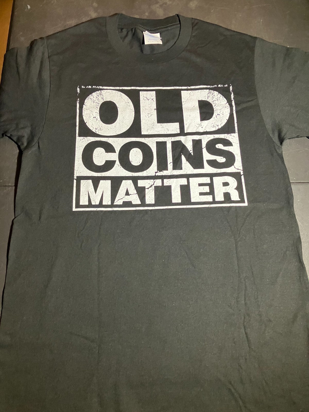 Coin Collecting T-Shirt (Old Coins Matter) size large qty=1